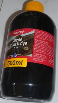 Waproo Suede and Nubuck Dye 500ml Brown Waproo Suede Dye Waproo Nubuck Dye Waproo Suede and Nubuck Dye